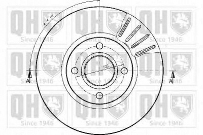 QUINTON HAZELL bdc4528 -  Тормозной диск